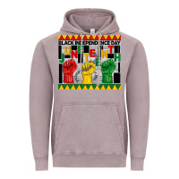 Black Independence Day Juneteenth Tumbler Vintage Hoodie | Teevron