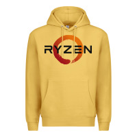 Antique Gold ryzen free world Premium Hoodie - linhVisuals