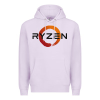 Lilac ryzen free world Premium Hoodie - linhVisuals