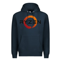 Navy ryzen free world Premium Hoodie - linhVisuals