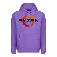Purple ryzen free world Premium Hoodie - linhVisuals