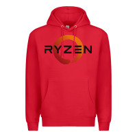 Red ryzen free world Premium Hoodie - linhVisuals