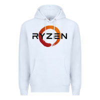 White ryzen free world Premium Hoodie - linhVisuals