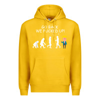 Lemon go back we fucked up funny anti trump 2020 election apparel t shirt Premium Hoodie - linhVisuals