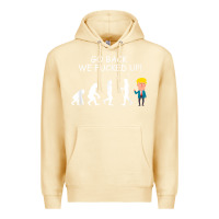Pina Colada go back we fucked up funny anti trump 2020 election apparel t shirt Premium Hoodie - linhVisuals
