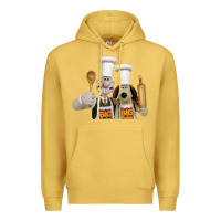 Antique Gold Wallace Gourmeat Premium Hoodie - linhVisuals