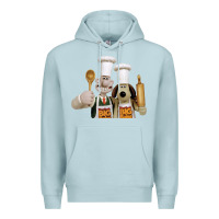 Blue Mist Wallace Gourmeat Premium Hoodie - linhVisuals
