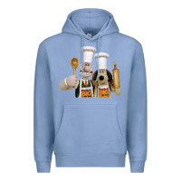Colony Blue Wallace Gourmeat Premium Hoodie - linhVisuals