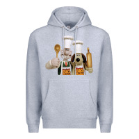 Heather Grey Wallace Gourmeat Premium Hoodie - linhVisuals