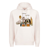 Pale Pink Wallace Gourmeat Premium Hoodie - linhVisuals