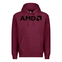 Burgundy ryzen amd wine Premium Hoodie - linhVisuals
