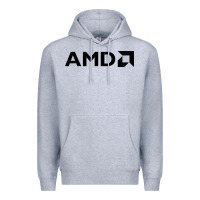 Heather Grey ryzen amd wine Premium Hoodie - linhVisuals