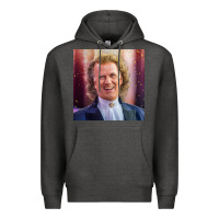 Charcoal Heather andre rieu violinist smile Premium Hoodie - linhVisuals