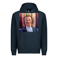 Navy andre rieu violinist smile Premium Hoodie - linhVisuals