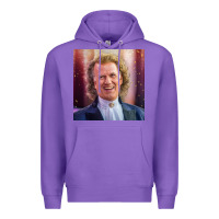 Purple andre rieu violinist smile Premium Hoodie - linhVisuals