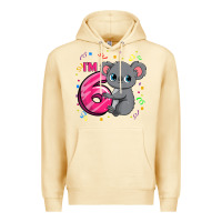 Pina Colada kids 6th birthday shirt for girls koala bear 6 years old t shirt Premium Hoodie - linhVisuals