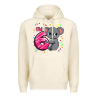 Tofu kids 6th birthday shirt for girls koala bear 6 years old t shirt Premium Hoodie - linhVisuals