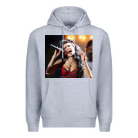 Heather Grey amy winehouse's hologram will tour Premium Hoodie - linhVisuals