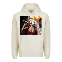 Oatmeal Heather amy winehouse's hologram will tour Premium Hoodie - linhVisuals
