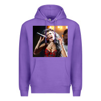 Purple amy winehouse's hologram will tour Premium Hoodie - linhVisuals