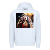 White amy winehouse's hologram will tour Premium Hoodie - linhVisuals