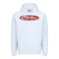 White new beverly cinema Premium Hoodie - linhVisuals