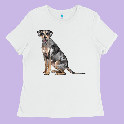 Catahoula Leopard Dog Ladies Tee Designed By Lillyallendesigns
