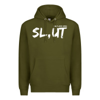 Army Green salt lake utah slut Premium Hoodie - linhVisuals