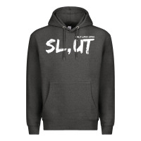 Charcoal Heather salt lake utah slut Premium Hoodie - linhVisuals