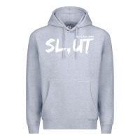 Heather Grey salt lake utah slut Premium Hoodie - linhVisuals