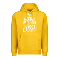 Lemon kids mommy will you marry my daddy funny marriage proposal t shirt Premium Hoodie - linhVisuals