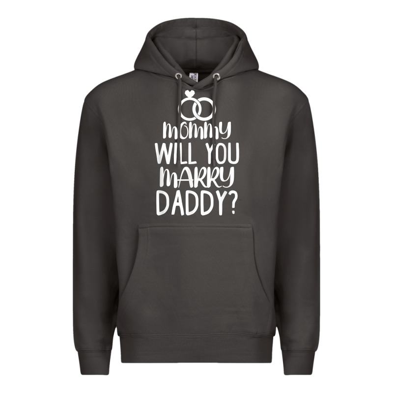 Kids Mommy Will You Marry My Daddy Funny Marriage Proposal T Shirt Premium Hoodie by linhVisuals | Teevron