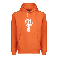 Carrot skeleton peace Premium Hoodie - linhVisuals