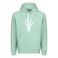 Seafoam skeleton peace Premium Hoodie - linhVisuals