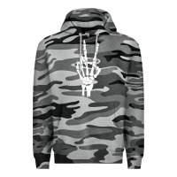 Slate Camo skeleton peace Premium Hoodie - linhVisuals