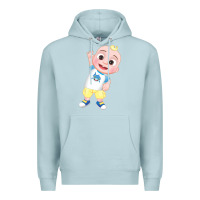 Blue Mist jj cocomelon babyshark Premium Hoodie - linhVisuals
