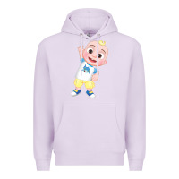Lilac jj cocomelon babyshark Premium Hoodie - linhVisuals