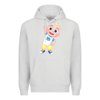 Dove Grey jj cocomelon babyshark Premium Hoodie - linhVisuals