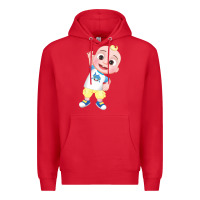 Red jj cocomelon babyshark Premium Hoodie - linhVisuals