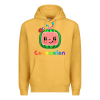 Mustard cocomelon Premium Hoodie - linhVisuals