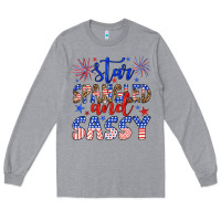 Heather Grey star spangled and sassy Long Sleeve Tee - Artiststas