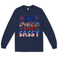 Navy star spangled and sassy Long Sleeve Tee - Artiststas