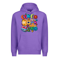 Purple cinco de mayo mexican fiesta 5 de mayo t shirt Premium Hoodie - linhVisuals