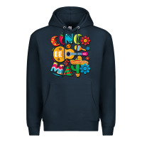 Navy cinco de mayo mexican fiesta 5 de mayo t shirt Premium Hoodie - linhVisuals
