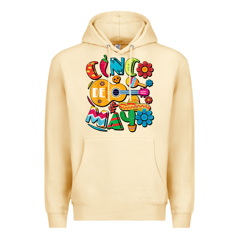 Cinco De Mayo Mexican Fiesta 5 De Mayo T Shirt Premium Hoodie by linhVisuals | Teevron