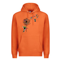 Carrot bird hummingbird dandelion flowers shirt for women men t shirt Premium Hoodie - linhVisuals