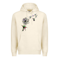 Tofu bird hummingbird dandelion flowers shirt for women men t shirt Premium Hoodie - linhVisuals