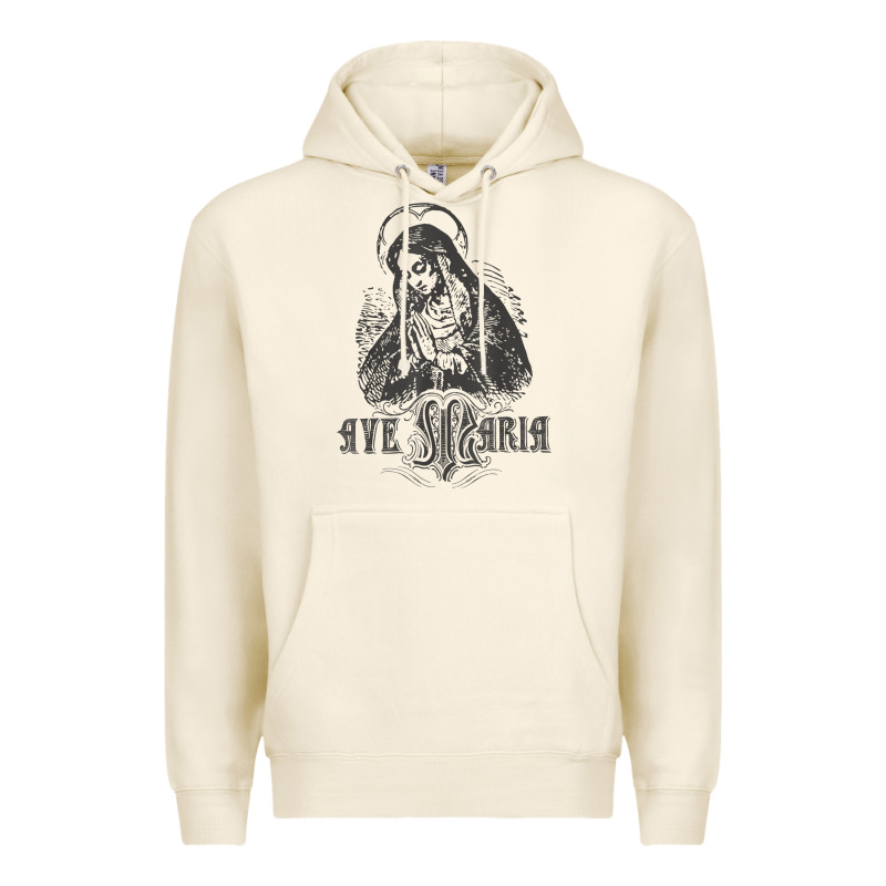 Ave Maria Schubert Latin Mass Blessed Mother Hail Mary Lady T Shirt Premium Hoodie by linhVisuals | Teevron