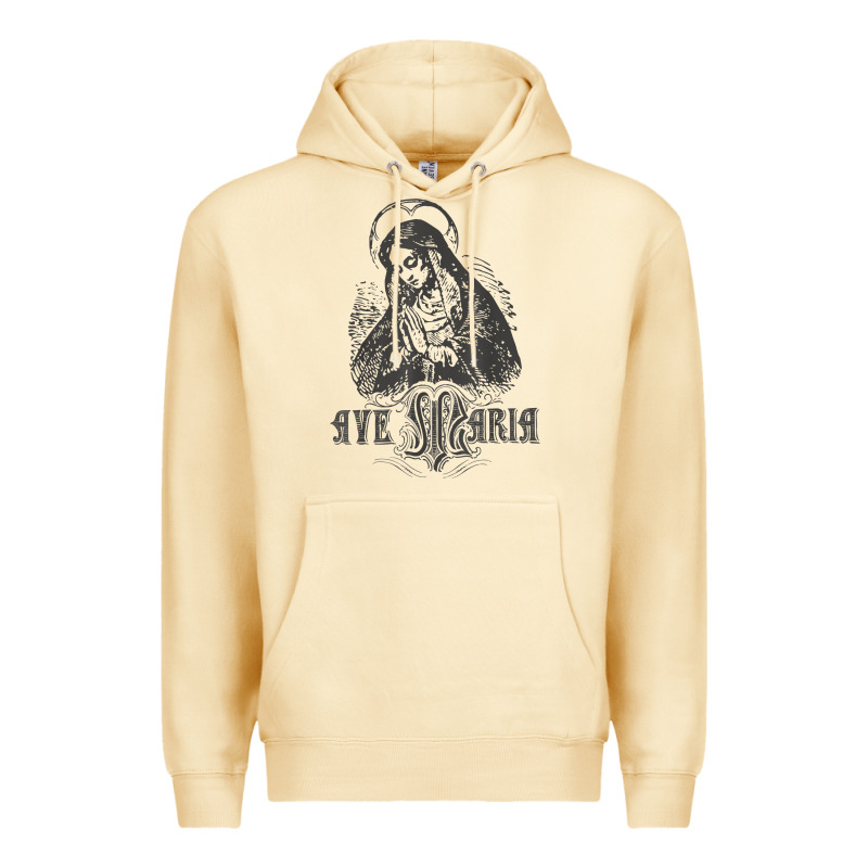 Ave Maria Schubert Latin Mass Blessed Mother Hail Mary Lady T Shirt Premium Hoodie by linhVisuals | Teevron