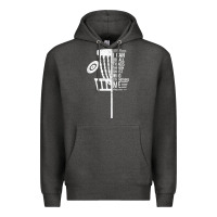 Charcoal Heather christian disc golf i can do all things philippians 4 13 t shirt Premium Hoodie - linhVisuals